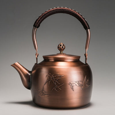 Copper Tea Brewing Pot