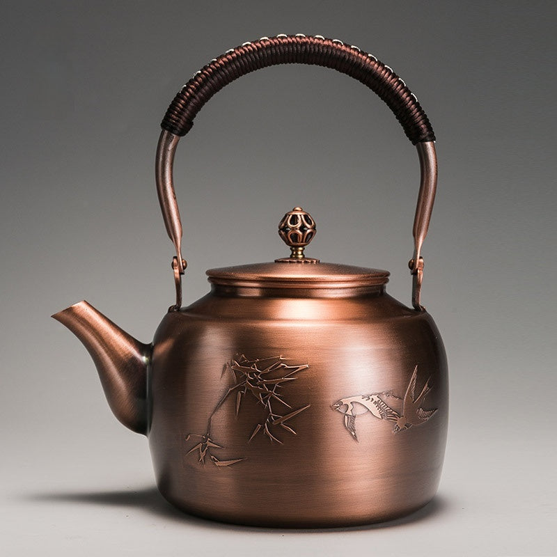 Copper Tea Brewing Pot