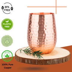 Hammered Copper Mug