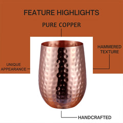 Hammered Copper Mug