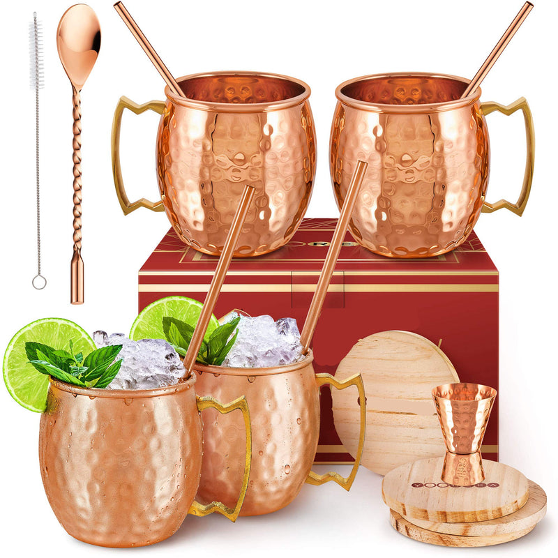 Pure Copper Cups Set